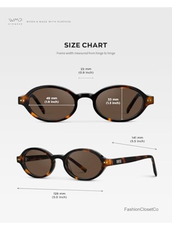 Vintage-Inspired Oval Sunglasses with Lightweight Frame and 100% UV Protection main image 4